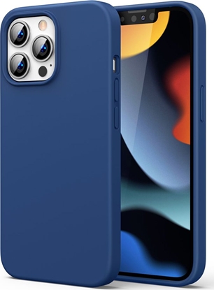 Attēls no Ugreen Ugreen Protective Silicone Case gumowe elastyczne silikonowe etui pokrowiec iPhone 13 Pro niebieski