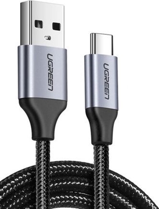 Изображение 2x1 UGREEN USB-C To USB-A Cable Black 1M