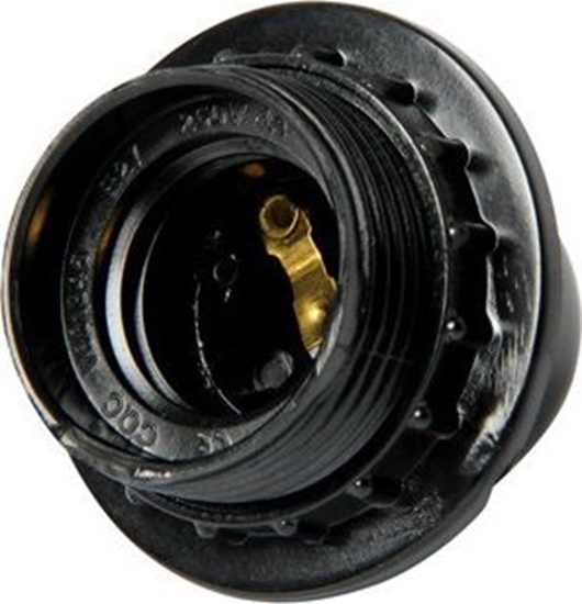 Picture of Unimet OPRAWKA BAKELITOWA Z PIERCIENIEM E27 CZARNA