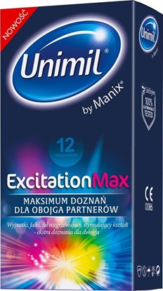 Picture of UNIMIL UNIMIL_Excitation Max prezerwatywy 12szt