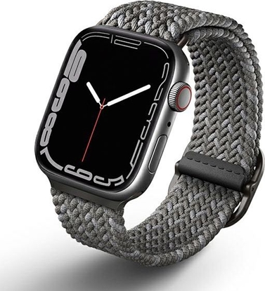 Изображение Uniq Pasek UNIQ Aspen Apple Watch 4/5/6/7/SE 44/45mm Braided DE szary/pebble grey