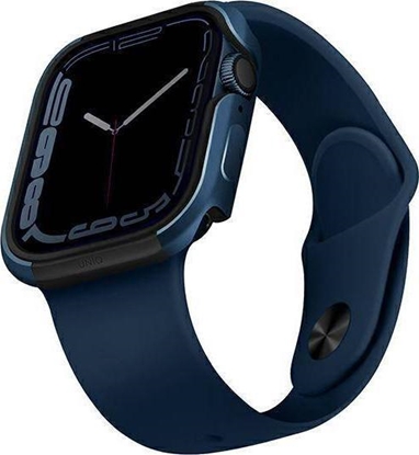 Изображение Uniq UNIQ etui Valencia Apple Watch Series 4/5/6/7/SE 40/41mm. niebieski/cobalt blue
