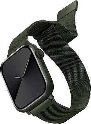 Изображение Uniq UNIQ pasek Dante Apple Watch Series 4/5/6/7/SE 42/44/45mm. Stainless Steel zielony/green