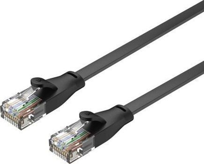 Attēls no Unitek Kabel sieciowy paski UTP Ethernet Cat.6 1m (C1809GBK)