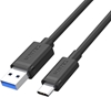 Изображение Kabel USB Unitek USB-A - USB-C 0.25 m Czarny (Y-C490BK)