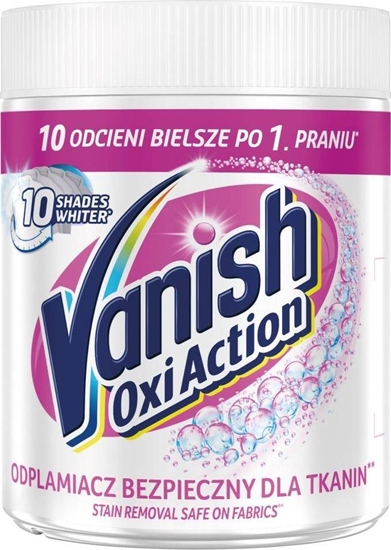 Picture of Vanish VANISH_Gold Oxi Action odplamiacz w proszku do tkanin biaych White 470g
