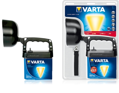Изображение Varta 18660101421 Black, Blue Hand flashlight LED