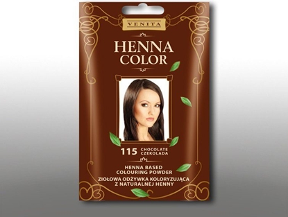 Изображение Venita Ziołowa odżywka koloryzująca Henna Color 30g 115 czekolada