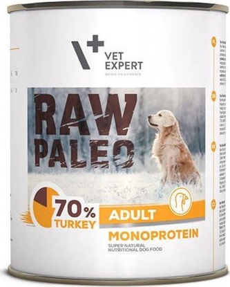 Picture of VET EXPERT RAW PALEO Adult Monobiakowa Turkey INDYK 800g