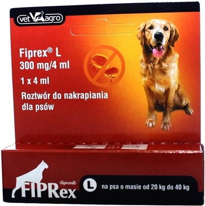 Picture of Vet-Agro FIPREX "L" 4ml (20-40kg) 1szt