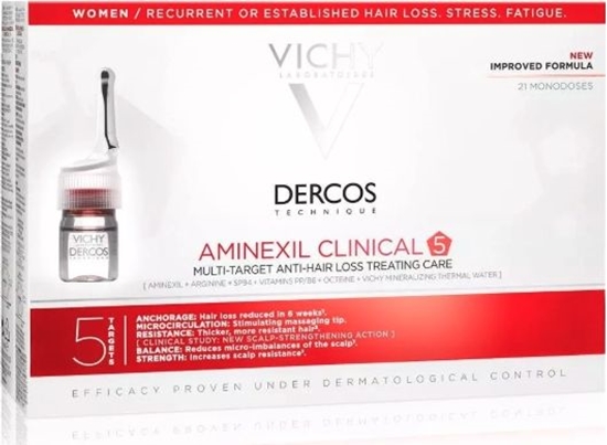 Picture of Vichy Dercos Aminexil Clinical 5 Treatment 21x6ml