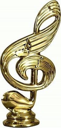 Attēls no Victoria Sport Figurka plastikowa muzyka - nutka F157/G