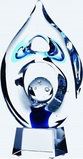 Picture of Victoria Sport Trofeum szklane grawerowane + wypenianie farb GS116C-22