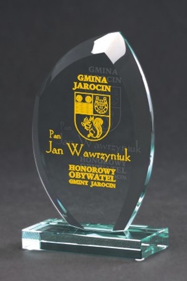 Picture of Victoria Sport Trofeum szklane grawerowane z etui +wypenianie farb