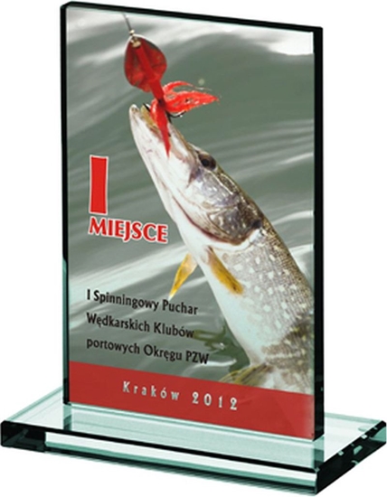 Picture of Victoria Sport Trofeum szklane z nadrukiem kolorowym LuxorJet