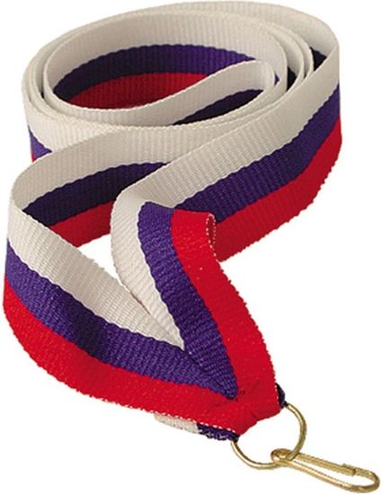 Picture of Victoria Sport Wstka 11 mm - biao-niebiesko-czerwona