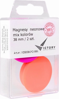 Изображение Victory MAGNESY DO TABLIC VICTORY 38 MM MIX KOLOR (2)