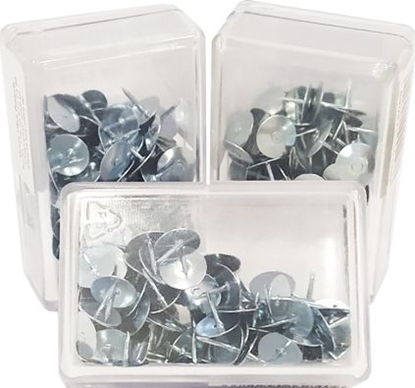 Attēls no Victory Office Product Pinezki Metalowe 100 Szt. W Pudeku Plastikowym (333100)