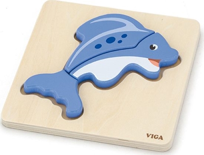 Picture of Viga Viga 59934 Pierwsze puzzle na podkładce - rybka