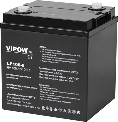 Изображение Vipow Akumulator 6V/100Ah (BAT0206)