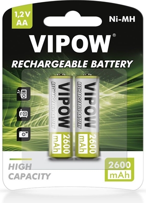Attēls no Vipow Akumulator High Capacity AA / R6 2600mAh 2 szt.