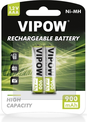 Attēls no Vipow Akumulator High Capacity AAA / R03 900mAh 2 szt.