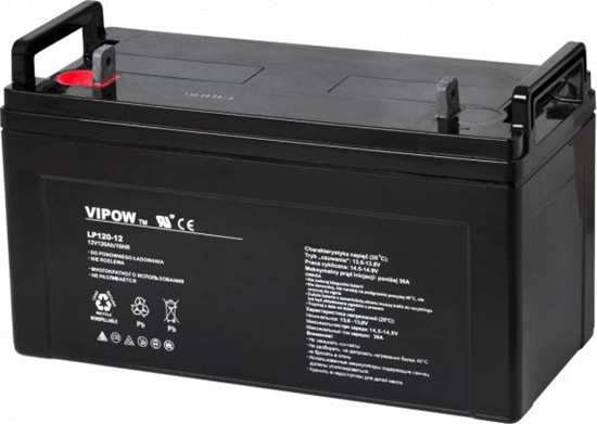 Picture of Vipow Akumulator elowy Vipow 12 V / 120 Ah