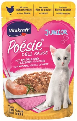 Attēls no Vitakraft 85g Saszetka Deli Sos Junior Kurczak
