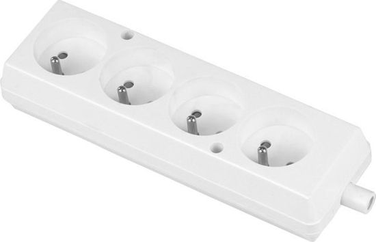 Picture of Volteo GNIAZDO POCZWÓRNE 16A 250V ROZBIERALNE Z/U BIAE