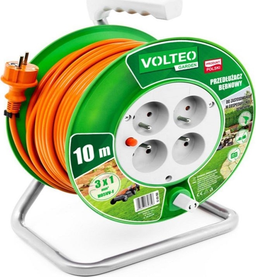Изображение Volteo PRZEDUACZ OGRODOWY NA BBNIE 10M PRZEWÓD H05VV-F 3*1MM