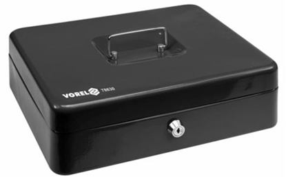 Picture of Vorel Kasetka na pienidze 300 x 240 x 90mm czarna (78630)