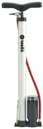 Picture of Vorel Pompka ręczna słupkowa aluminiowa z manometrem (82021)