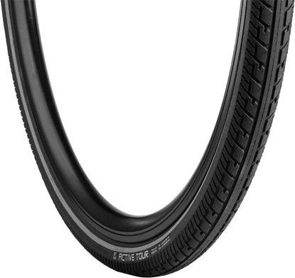 Attēls no Vredestein Opona trekking ACTIVE TOUR 28x1.5/8x1.3/8 (37-622) drut wkadka antyprzebiciowa refleks czarna