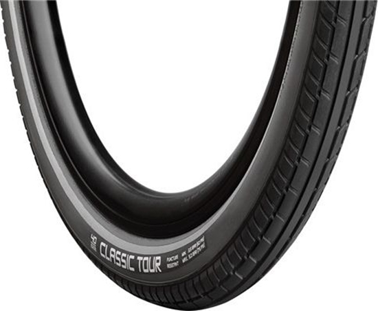 Picture of Vredestein Opona trekking CLASSIC TOUR 28x1.50 (40-622) drut wkadka antyprzebiciowa refleks czarno-szara