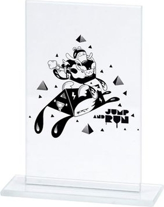 Изображение VS Trofeum szklane grawerowane + wypenienie farb