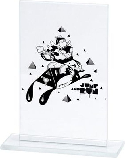 Изображение VS Trofeum szklane grawerowane + wypenienie farb