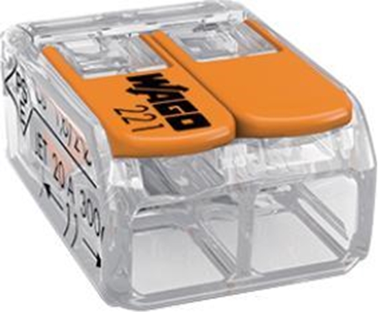 Picture of Wago Szybkozczka 221-412 2X0,5-4,0 MM2 z dwigniami 5 szt.