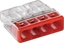 Attēls no Wago Szybkozczka 2273-204 4X0,5-2,5 MM2 czerwona 5 szt.