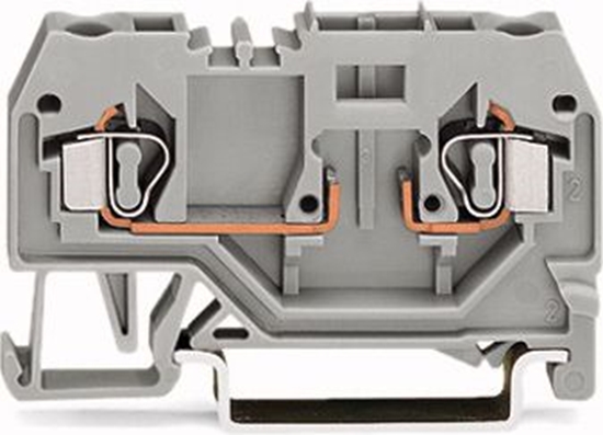 Picture of Wago Zczka szynowa 2-przewodowa 4mm2 szara (281-916)
