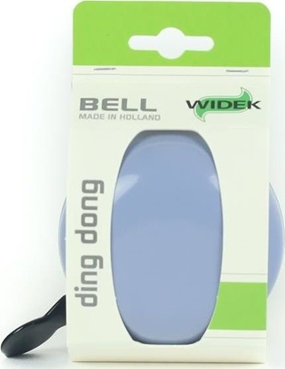 Attēls no Widek Dzwonek rowerowy WIDEK DING DONG UNI-COLORS niebieski poysk 1szt. (NEW)