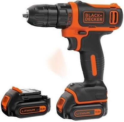 Изображение Wiertarko-wkrtarka Black&Decker BDCDD12KB 10.8 V 2 x akumulator 1.5 Ah