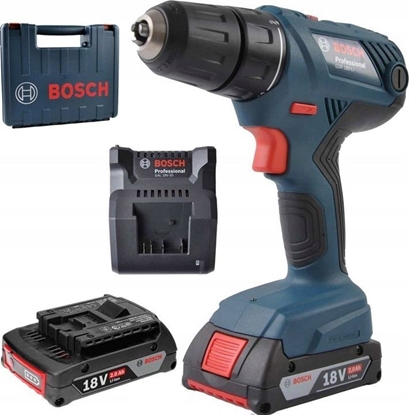 Изображение Wiertarko-wkrtarka Bosch GSR 180-LI 18 V 2 x akumulator 2 Ah (06019F8109)