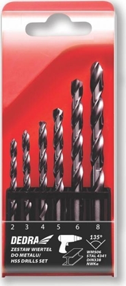 Attēls no Wierto Dedra Zestaw wierte Dedra WMS06 6 szt. do metalu