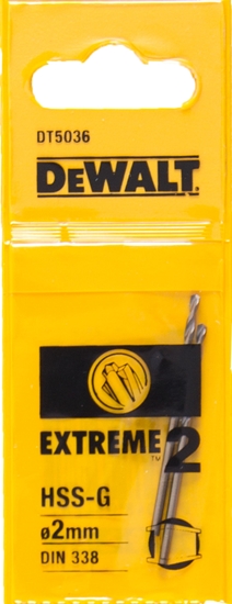 Picture of Wierto Dewalt do metalu HSS walcowe 2mm 2szt. (DT5036-QZ)