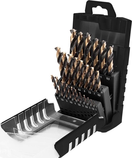 Picture of Wierto Graphite do metalu HSS walcowe 1,0-13,0 mmmm zestaw (55H090)