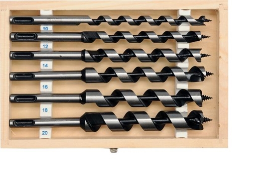 Picture of Wierto Yato do drewna spiralne SDS+ 10 12 14 16 18 20mm zestaw (YT-3300)
