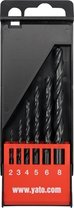 Picture of Wierto Yato do metalu HSS walcowe 2 4 5 3 6 8mm zestaw (YT-4460)