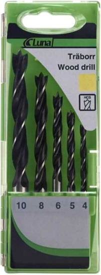 Picture of Wierto Luna do drewna krte walcowe 4 5 6 10 8mm zestaw (232170100)