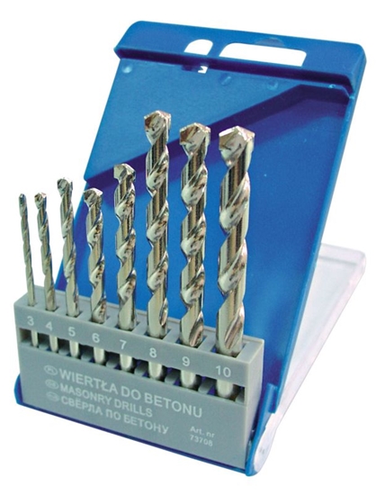 Изображение Wierto Pro-Line do betonu walcowe 7 4 5 3 6 10 8 9mm zestaw (73708)