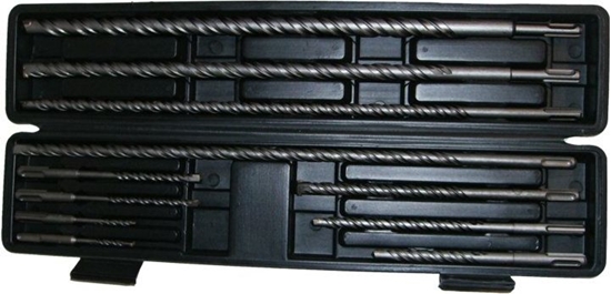 Изображение Wierto Silver do betonu SDS+ 5 6 10 12 16 8 20mm zestaw (10415)